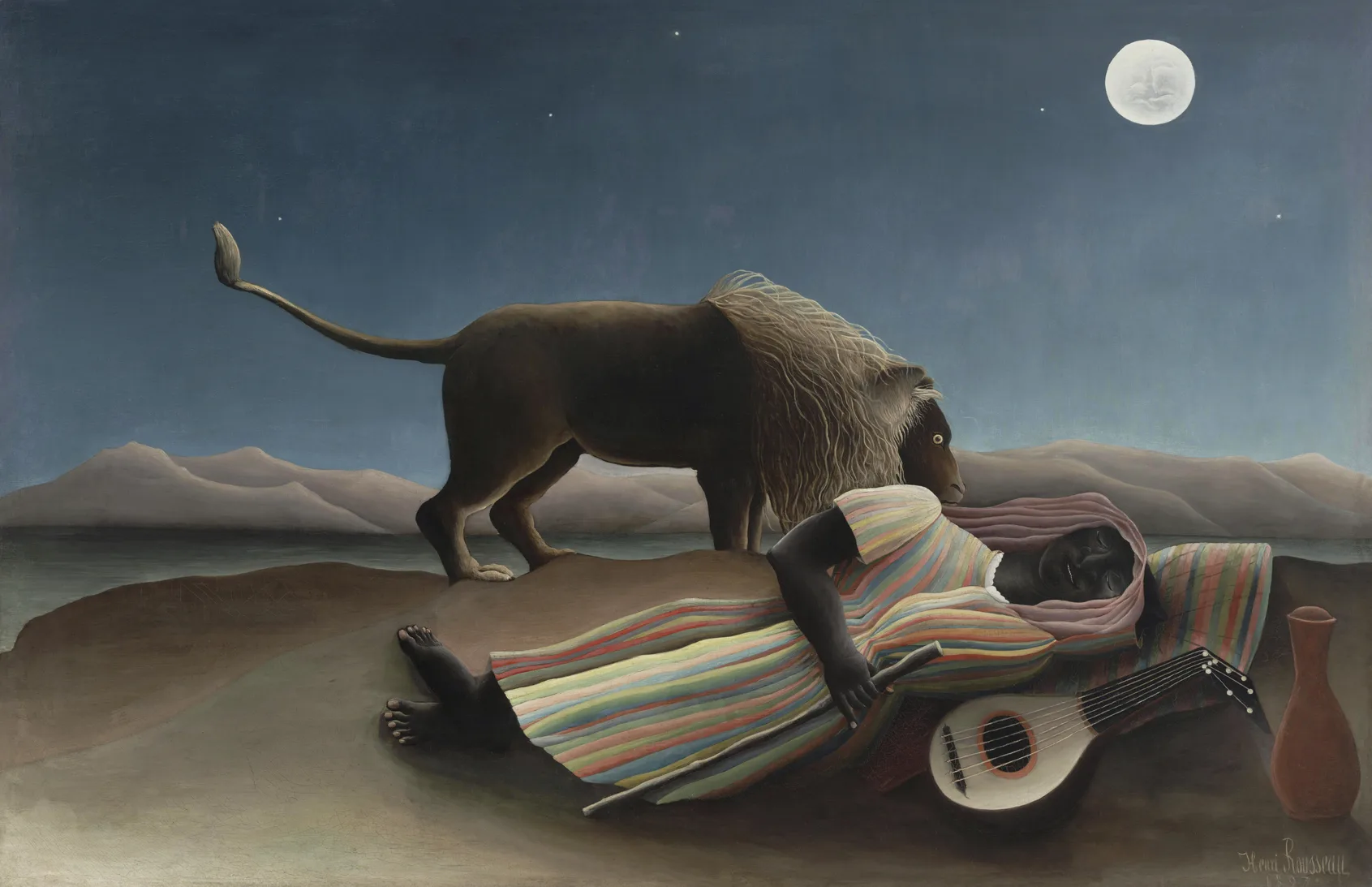 Henri Rousseau - La Bohémienne endormie